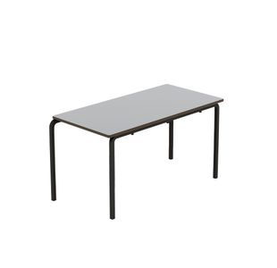 Titan Crush Bent Frame Table 1100x550x590mm Grey/Black KF70466