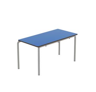 Titan Crush Bent Frame Table 1100x550x590mm Blue/Grey KF70469