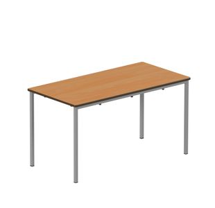 Titan Fully Welded Frame Table 1200x600x640mm Beech/Grey KF70473