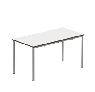 Titan Fully Welded Frame Table 1200x600x640mm White/Grey KF70479