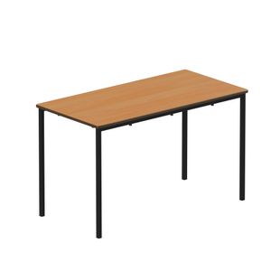 Titan Fully Welded Frame Table 1100x550x460mm Beech/Black KF70480