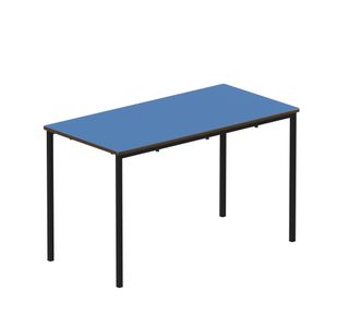 Titan Fully Welded Frame Table 1100x550x530mm Blue/Black KF70492