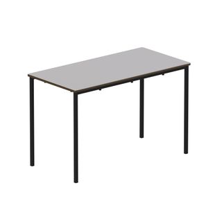 Titan Fully Welded Frame Table 1100x550x590mm Grey/Black KF70498