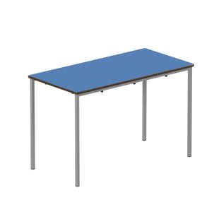 Titan Fully Welded Frame Table 1100x550x590mm Blue/Grey KF70501