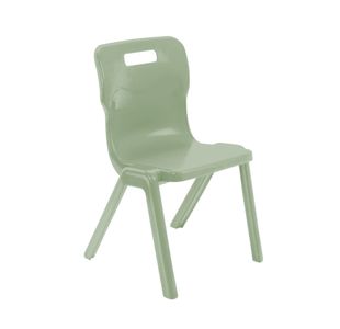 Titan One Piece Retold Chair Size 5 470x500x770mm Sage Green KF70506