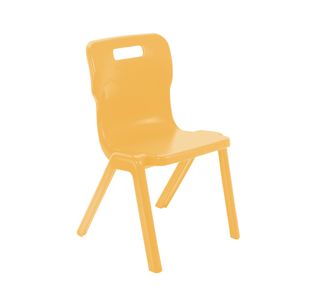 Titan One Piece Classroom Chair Size 5 470x500x770mm Marigold KF70513