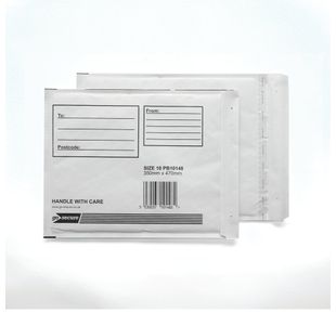 GoSecure Bubble Envelope Size 10 Internal Dimensions 340x435mm White (Pack of 50) KF71453