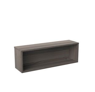 Jemini Reception Modular Straight Riser Unit 1200x315x400mm Grey Oak KF71539