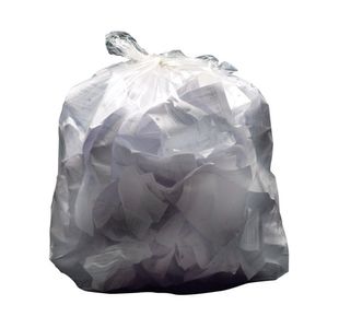 2Work Medium Duty Refuse Sack Clear Bi-modular 190x725x950mm (Pack of 200) KF73377