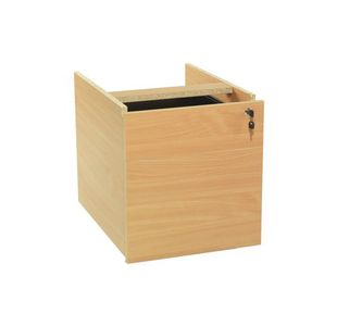 Jemini 2 Drawer Fixed Pedestal 400x550x450mm Beech KF73504