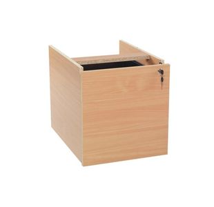 Jemini 3 Drawer Fixed Pedestal 400x550x450mm Beech KF73506