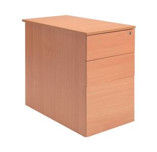 Serrion Desk High Pedestal 600 Bavarian Beech KF74110
