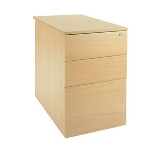 Serrion Desk High Pedestal 600 Ferrera Oak KF74111