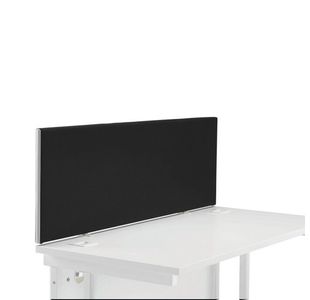 First Desk Mounted Screen 1200x25x400mm Special Black KF74837