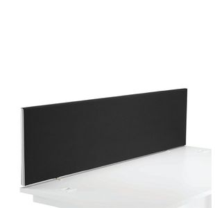 First Desk Mounted Screen 1600x25x400mm Special Black KF74841
