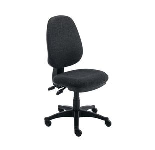 Astin Nesta Operator Chair 2 Lever Upholstered 590x900x1050mm Charcoal KF77706