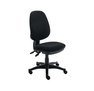 Astin Nesta Operator Chair 2 Lever Upholstered 590x900x1050mm Black KF77707