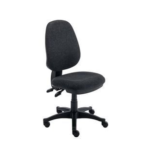 Polaris Nesta Operator Chair 2 Lever Upholstered 590x555x1090mm Charcoal KF77948