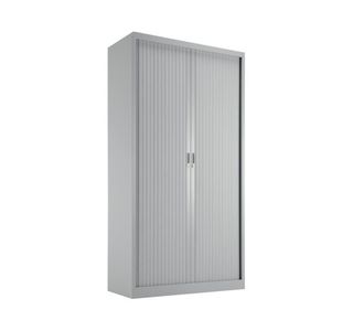 Talos Side Opening Tambour Unit 1000x450x1950mm Grey KF78760