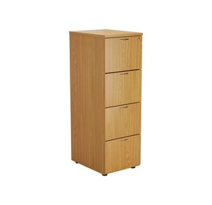 Jemini 4 Drawer Filing Cabinet 464x600x1365mm Nova Oak KF79857