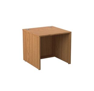 Jemini Reception Modular Straight Desk Unit 800x800x740mm Nova Oak KF79880