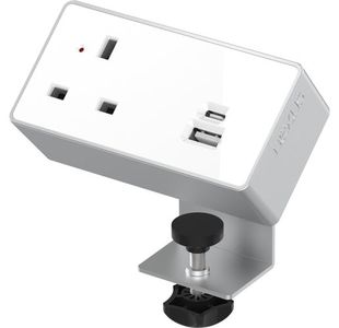 Astin Nexus On Desk Power Bundle 590x900x1050mm White KF800021