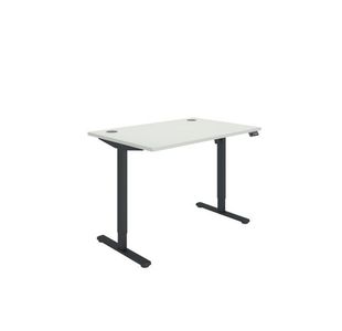 Polaris Single Motor Sit/Stand Desk 1200x800 White/Black KF800085