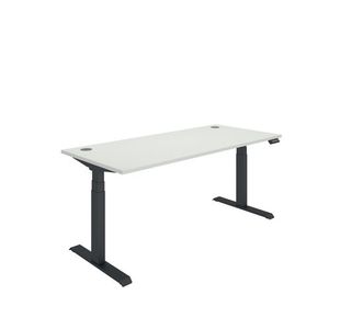 Polaris Dual Motor Sit/Stand Desk 1800x800 White/Black KF800143