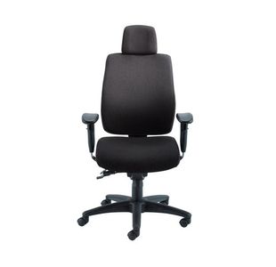 Avior Elbrus High Back Operator Chair 650x678x678mm Black KF73875