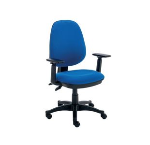 Astin Nesta Operator Chair with Adjustable Arms 590x900x1050mm Royal Blue KF803947