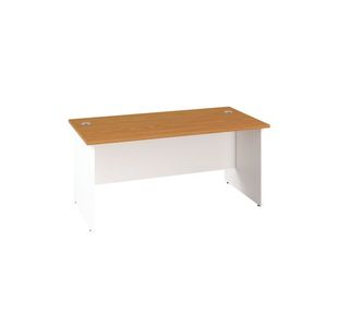 Jemini Rectangular Panel End Desk 1600x800x730mm Nova Oak KF804789