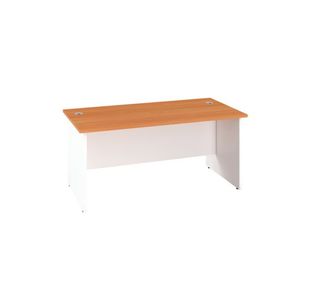 Jemini Rectangular Panel End Desk 1800x800x730mm Beech KF804826