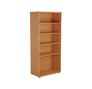 Jemini Wooden Bookcase 800x450x1800mm Beech KF810551