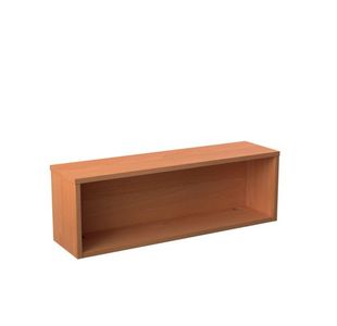 Jemini Reception Modular Straight Riser Unit 1200x315x400mm Beech KF816432