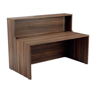 Jemini Reception Unit 1600x800x740mm Dark Walnut KF818282