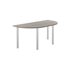Jemini Semi Circular Multipurpose Table 1600x800x730 Grey Oak KF819912