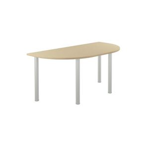 Jemini Semi Circular Multipurpose Table 1600x800x730mm Maple KF819929