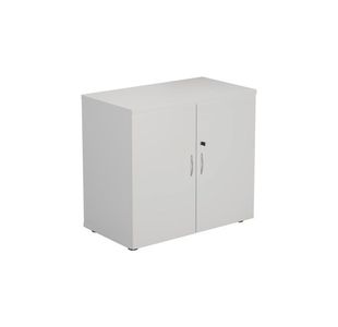 First Wooden Storage Cupboard 800x450x730mm White KF820864