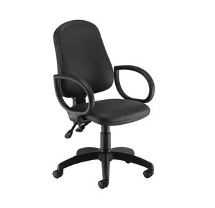 First Calypso Operator Chair with Fixed Arms Polyurethane 640x640x985-1175mm KF822905
