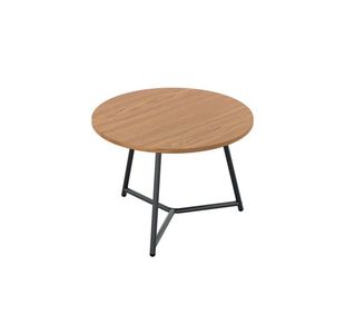 Jemini Trinity Low Table 600x600x435mm Nova Oak/Black KF823407
