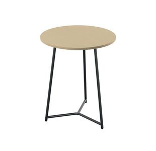 Jemini Trinity Mid Table 600x600x735mm Maple/Black KF823469