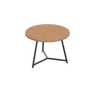 Jemini Trinity Low Table 800x800x435mm Nova Oak/Black KF823612