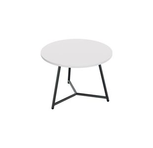 Jemini Trinity Low Table 800x800x435mm White/Black KF823629