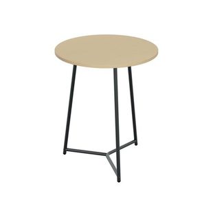 Jemini Trinity Mid Table 800x800x735mm Maple/Black KF823674