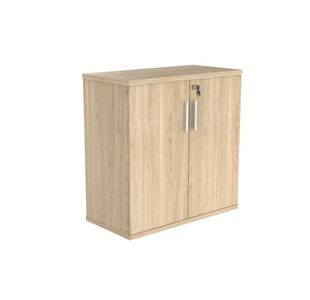 Astin 2 Door Cupboard Lockable 800x400x816mm Canadian Oak KF823940