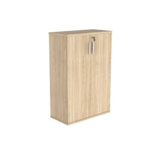 Astin 2 Door Cupboard Lockable 800x400x1204mm Canadian Oak KF823957
