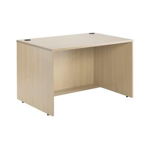 Jemini Reception Modular Straight Desk Unit 1200x800x740mm Maple KF840167