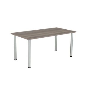 Jemini Rectangular Meeting Table 1600x800x730mm Grey Oak KF840196
