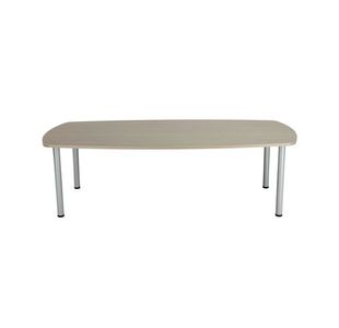 Jemini Boardroom Table 1800x1200x730mm Grey Oak KF840199