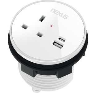 Nexus In Desk Power Module White KF882378